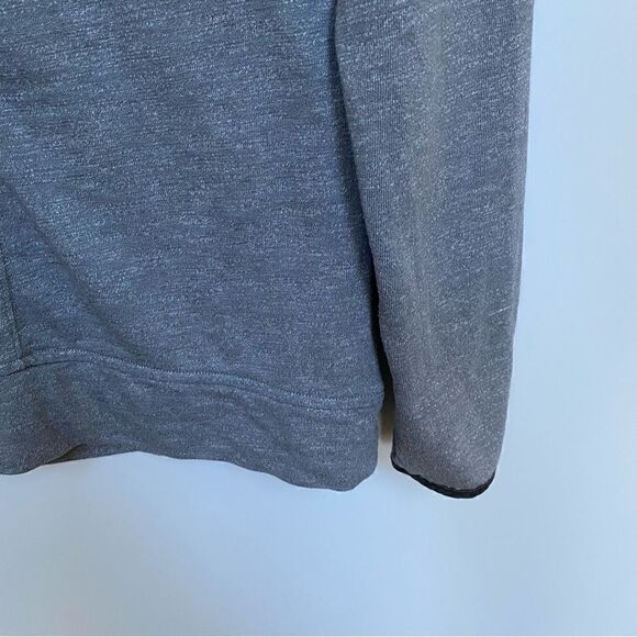 The North Face Sweatshirt Cowl Neck Long Sleeve Pullover Top Gray Yellow S - Picture 11 of 12